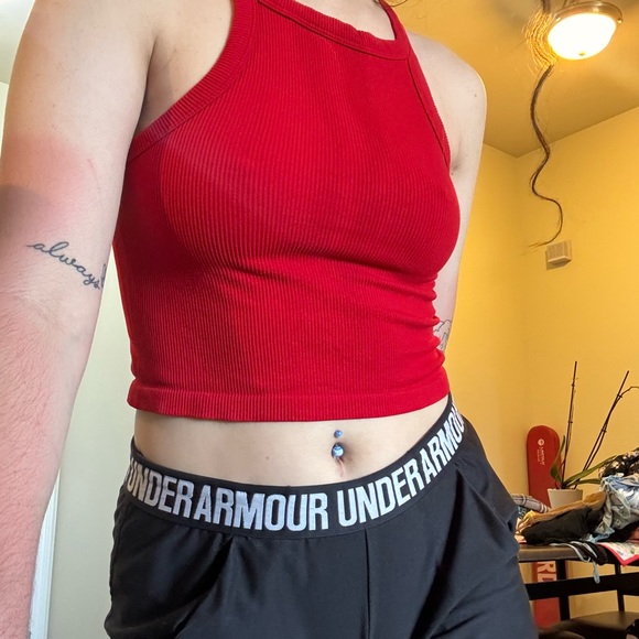 Red Crop Top - Picture 1 of 2